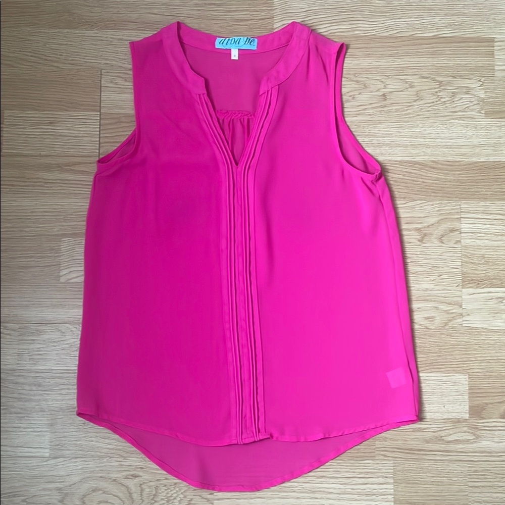 Pink Sleeveless Top